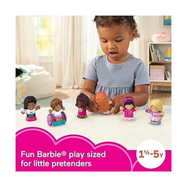 FisherPrice Juego de 6 figuras de Barbie para niños_2