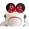 Minnie Mouse Cake Topper Arco y orejas para cumpleaños_1