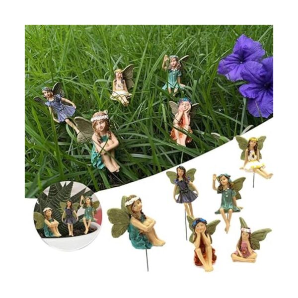 Figura de hadas de 6 piezas en miniatura de 6 pulgadas_2