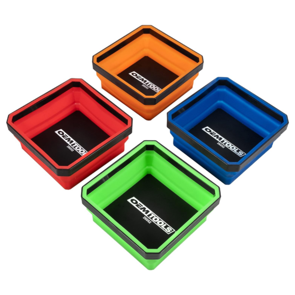 OEMTOOLS 26052 Bandeja plegable magnética juego de 4