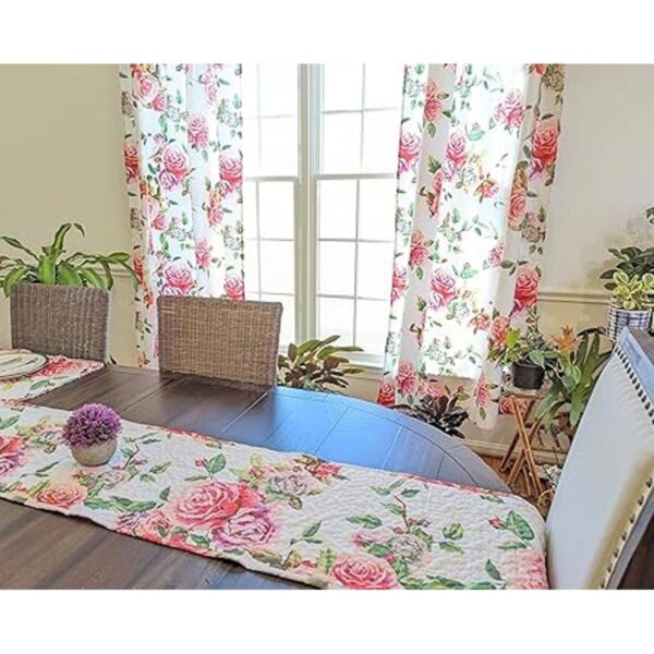 DaDalogy Bedding Camino de mesa de comedor acolchado con