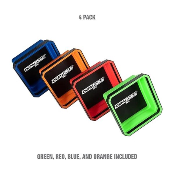 OEMTOOLS 26052 Bandeja plegable magnética juego de 4