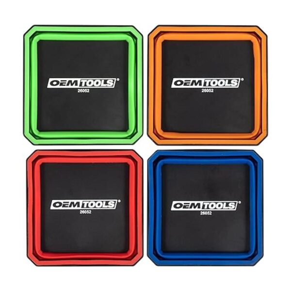 OEMTOOLS 26052 Bandeja plegable magnética juego de 4