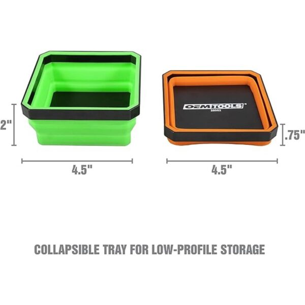 OEMTOOLS 26052 Bandeja plegable magnética juego de 4