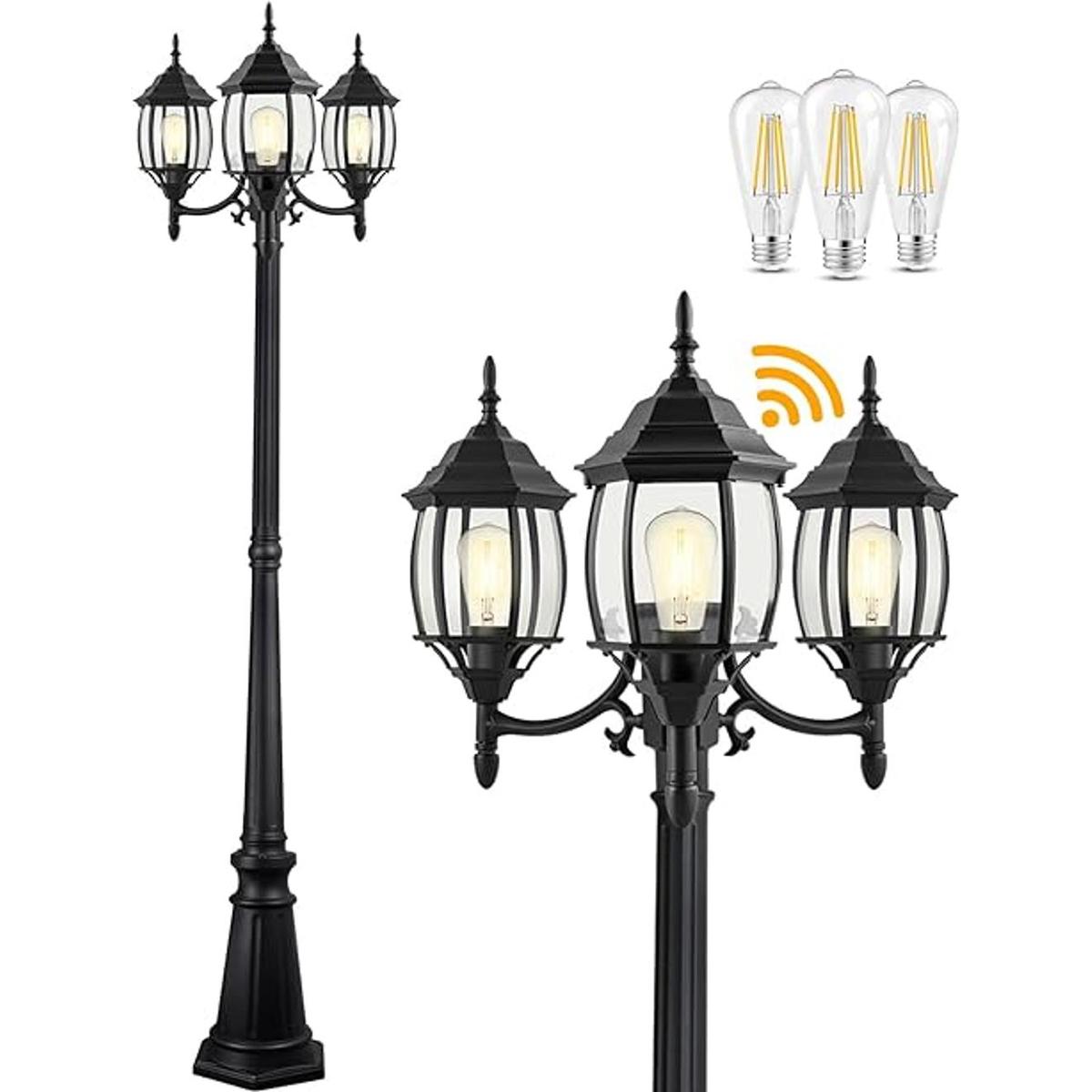 Lámpara para exteriores con sensor del atardecer al