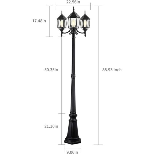 Lámpara para exteriores con sensor del atardecer al_3