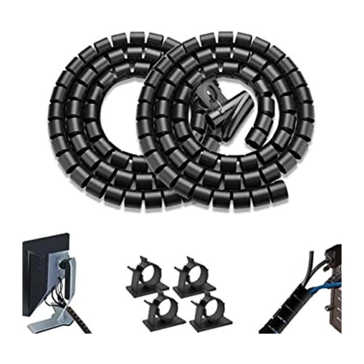 Fanoshon Funda de gestión de cables de PC organizador de