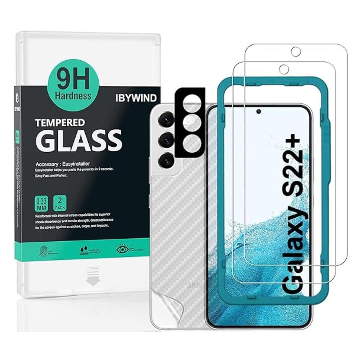 Ibywind Protector de pantalla para Samsung Galaxy S22 Plus