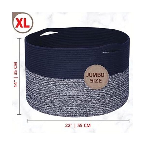 MINTWOOD Design Cesta de almacenamiento extra grande de 22