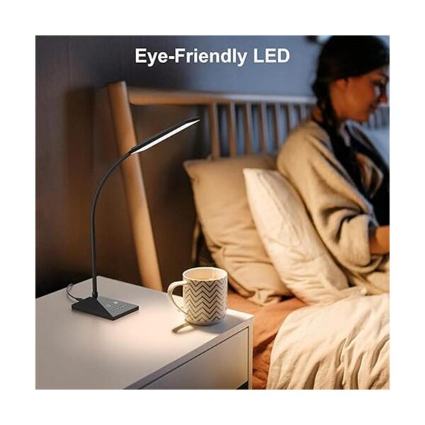 MONGERY Lámpara de escritorio LED lámparas de mesa con_2