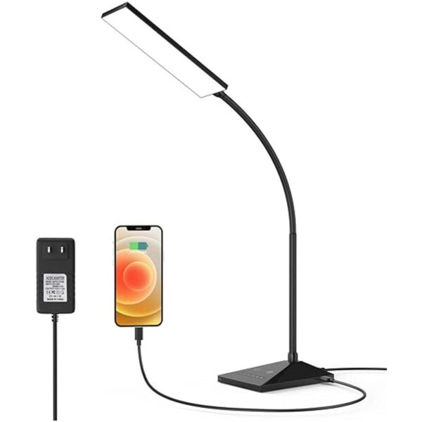 MONGERY Lámpara de escritorio LED lámparas de mesa con_1