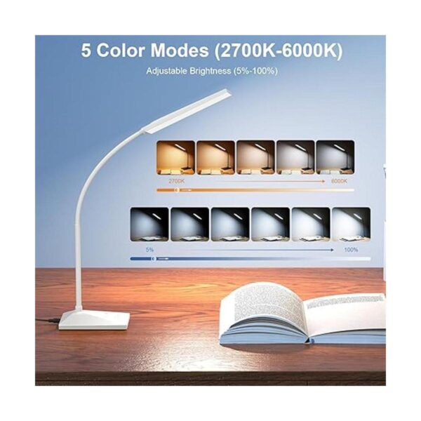 MONGERY Lámpara de escritorio LED lámpara de mesa LED_4