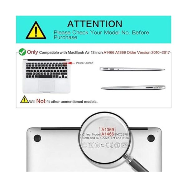 MOSISO Compatible con MacBook Air de 13 pulgadas A1369 y_2
