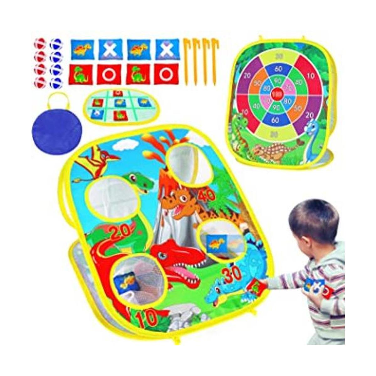 Juego de lanzamiento de puf 3 en 1 para niños juguetes