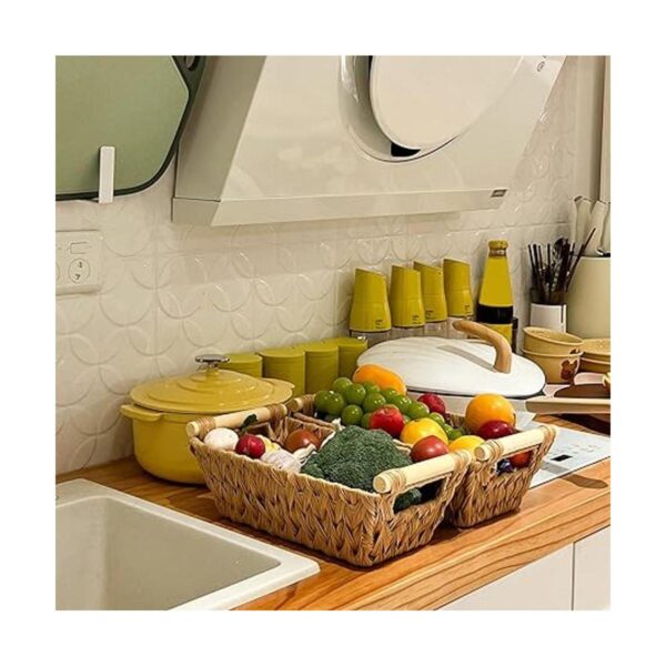 GRANNY SAYS Cesta de mimbre con asas cestas decorativas_5