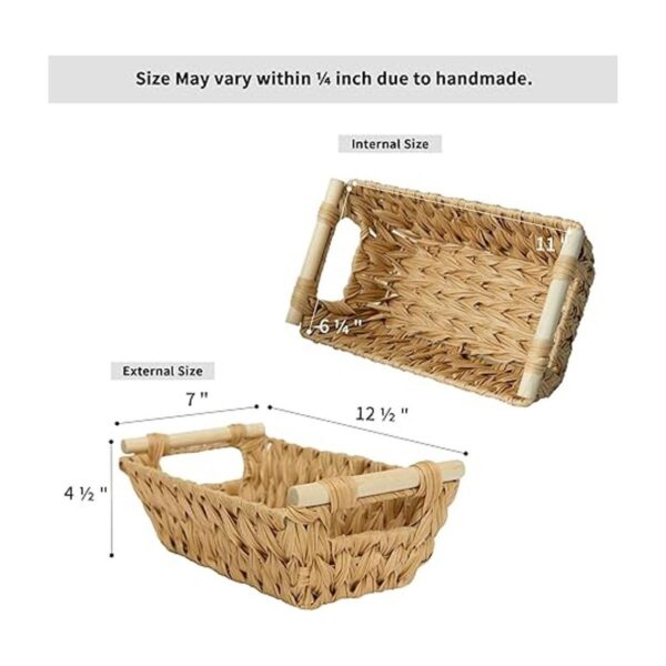 GRANNY SAYS Cesta de mimbre con asas cestas decorativas_6