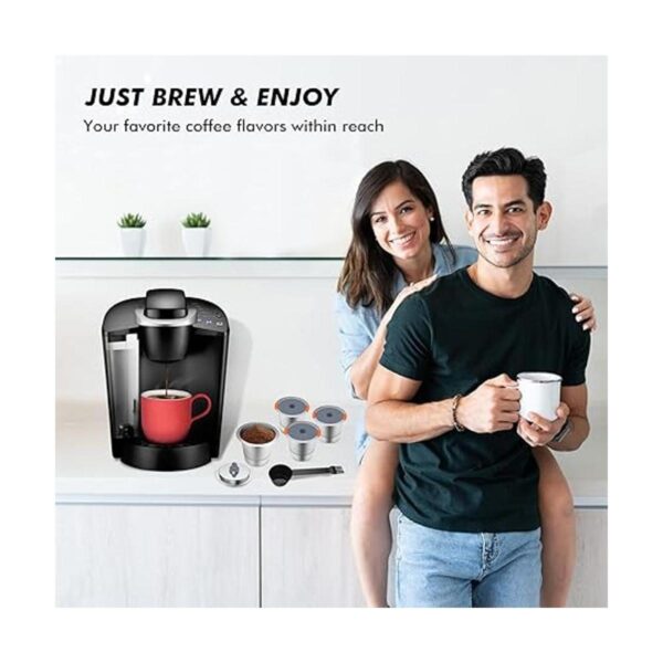 Filtros de café reutilizables de K Cup filtro universal_5