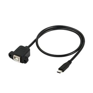 GELRHONR Cable de impresora USB C a USB B tipo C macho a_1