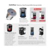 Filtros de café reutilizables de K Cup filtro universal_4