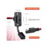ELECTOP Conector SAE rectangular de enchufe de