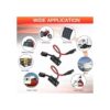 ELECTOP Conector SAE rectangular de enchufe de