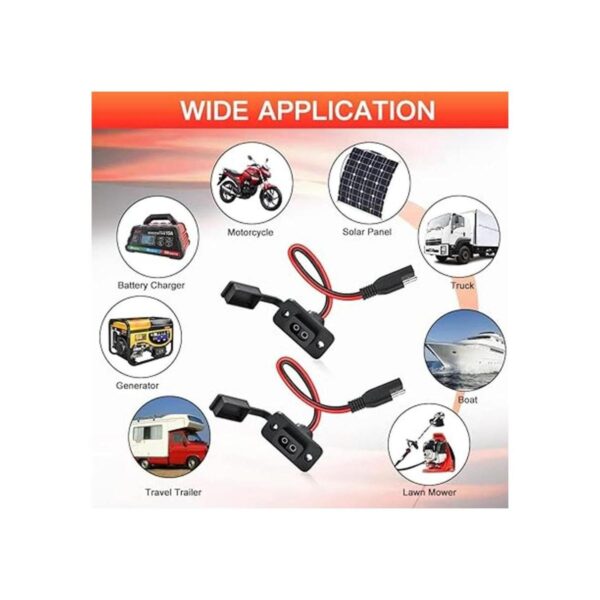 ELECTOP Conector SAE rectangular de enchufe de