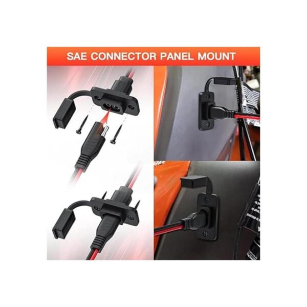 ELECTOP Conector SAE rectangular de enchufe de