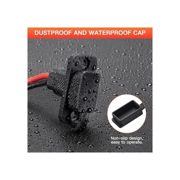ELECTOP Conector SAE rectangular de enchufe de