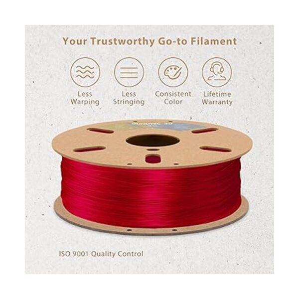 DURAMIC 3D Filamento PETG de 0.05 pulgadas rojo_2