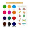 HOBBY HORSE Paquete de 12 almohadillas de tinta redondas