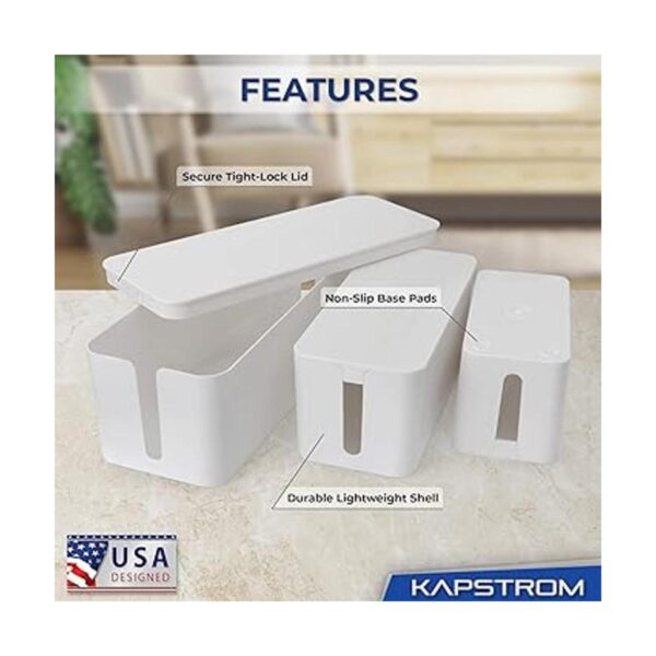KapStrom Kit organizador de caja de gestión de cables 3_5