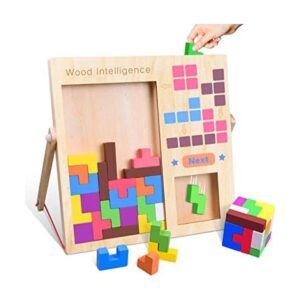 FFTROC Rompecabezas de madera para niños de 4 a 8 años 8_1