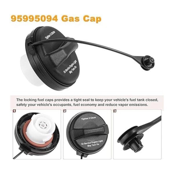 Tapa de gas combustible 95995094 compatible con Buick