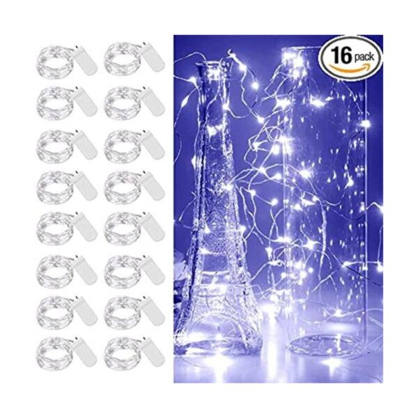Paquete de 16 luces LED de 10 pies 30 luces LED de hadas
