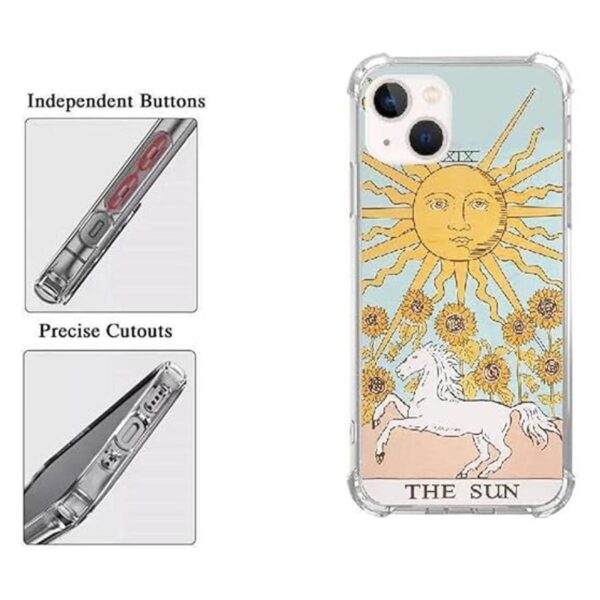Dolosflap The Sun Tarot Card Case compatible con iPhone_3