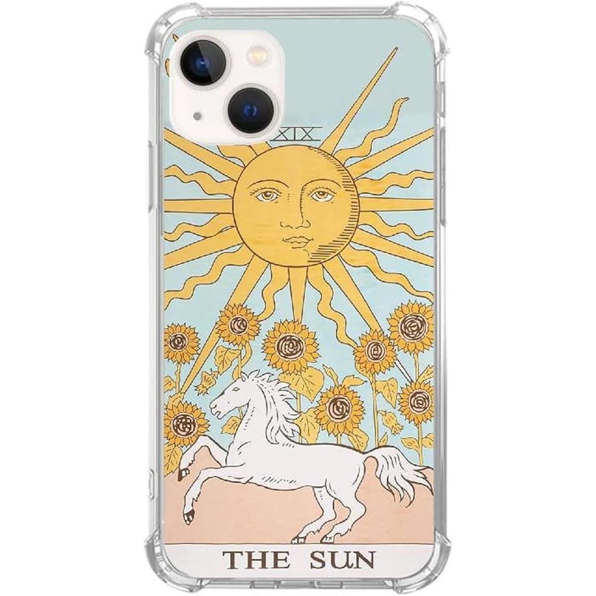 Dolosflap The Sun Tarot Card Case compatible con iPhone