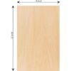 Hammont Hojas de tilo de 12 x 8 x 116 pulgadas paquete
