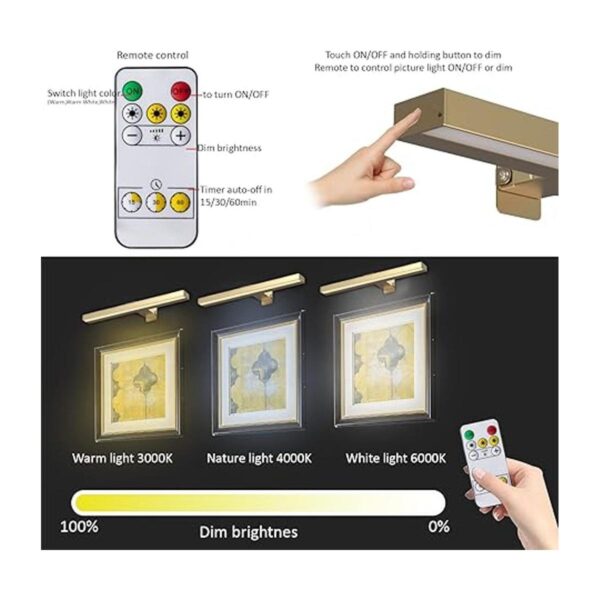 MIOBLUE Luces de imagen inalámbricas con control remoto_3