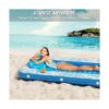 Jasonwell Flotador inflable para piscina bronceado 4 en
