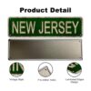 LINStore Letrero de New Jersey con nombre del estado de