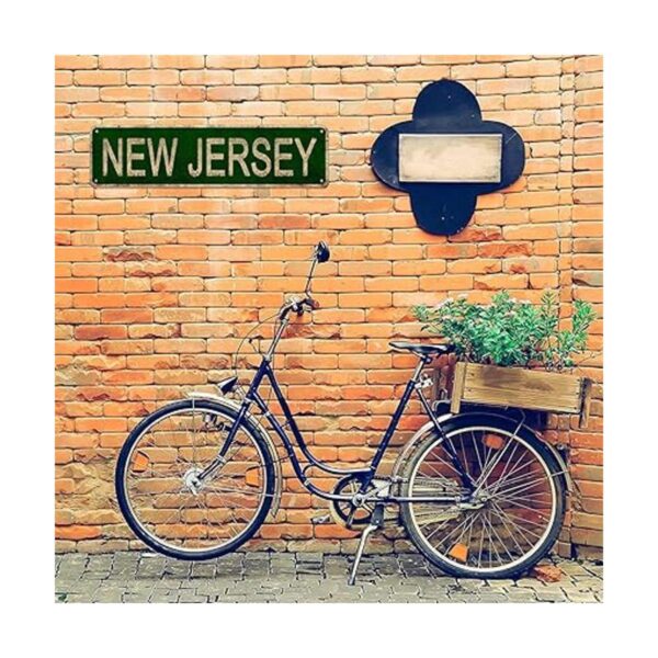 LINStore Letrero de New Jersey con nombre del estado de