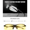 Gafas de conducción nocturna polarizadas para caminar