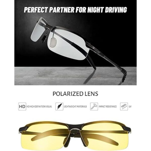 Gafas de conducción nocturna polarizadas para caminar