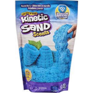 Kinetic Sand Scents 8 oz Blue Razzle Berry Scented para_1