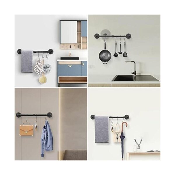 Livabber Soporte de papel de cocina de tubo industrial_4