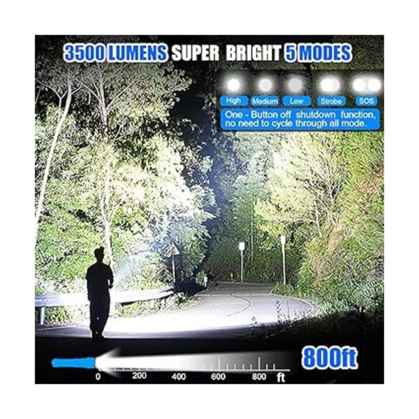 Linternas LED recargables linterna táctica LED súper