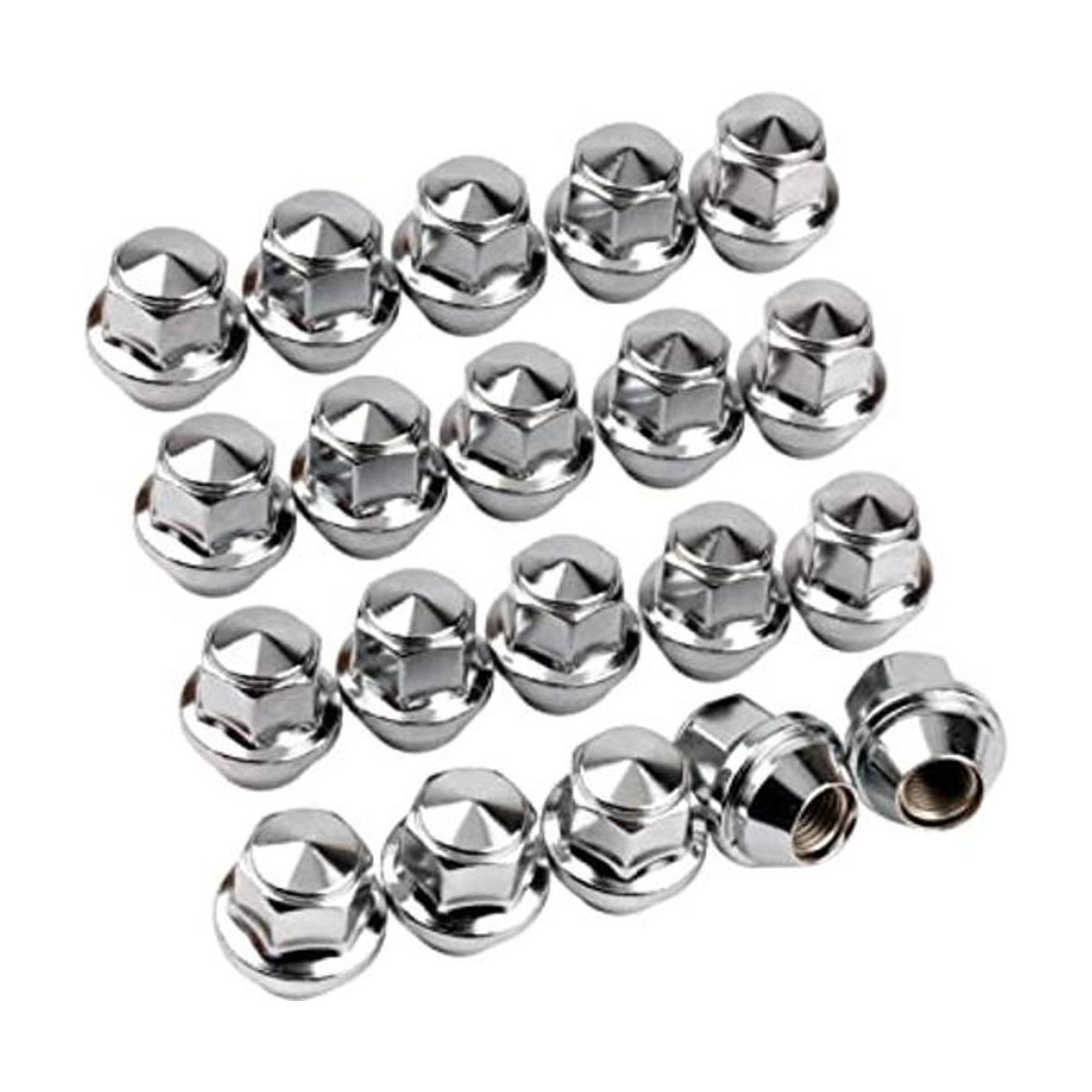 Juego de 20 tuercas de rueda de fábrica OEM de 0.472 in x