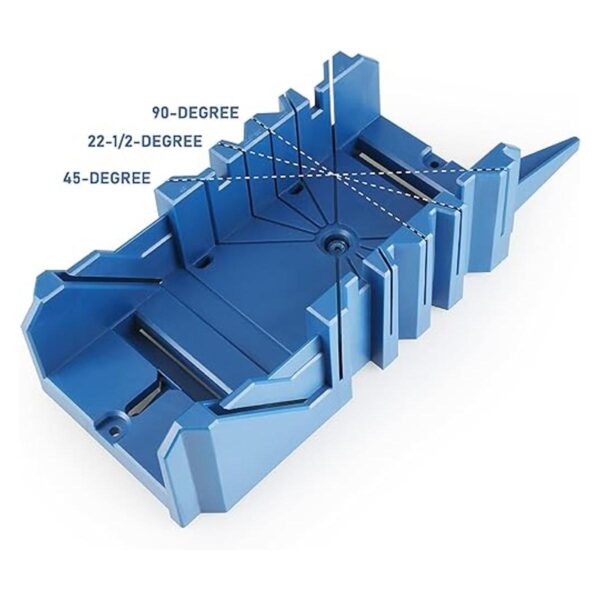 Olympia Tools Caja de inglete de almacenamiento de sierra