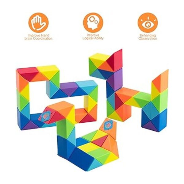 Ganowo Juego de 3 piezas de gran tamaño con forma de cubo_6