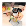 Nstezrne Juego de tazas y cucharas medidoras plegables